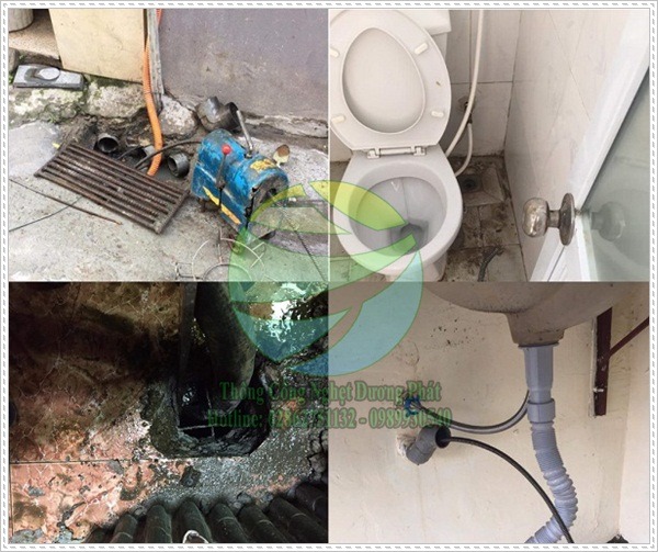 Sử dụng máy hút bụi đa năng để thông tắc bồn cầu